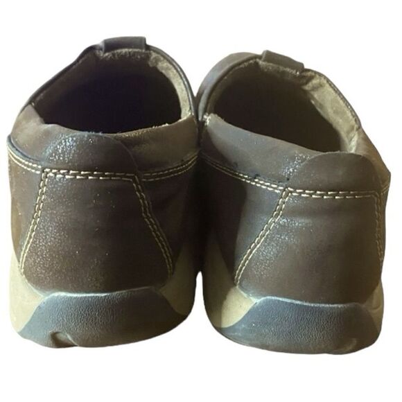 Eastland Baylee Wm’s Sz 8.5 Brown Reinforced Sport Slip On Comfort Mule Shoe - Picture 5 of 7